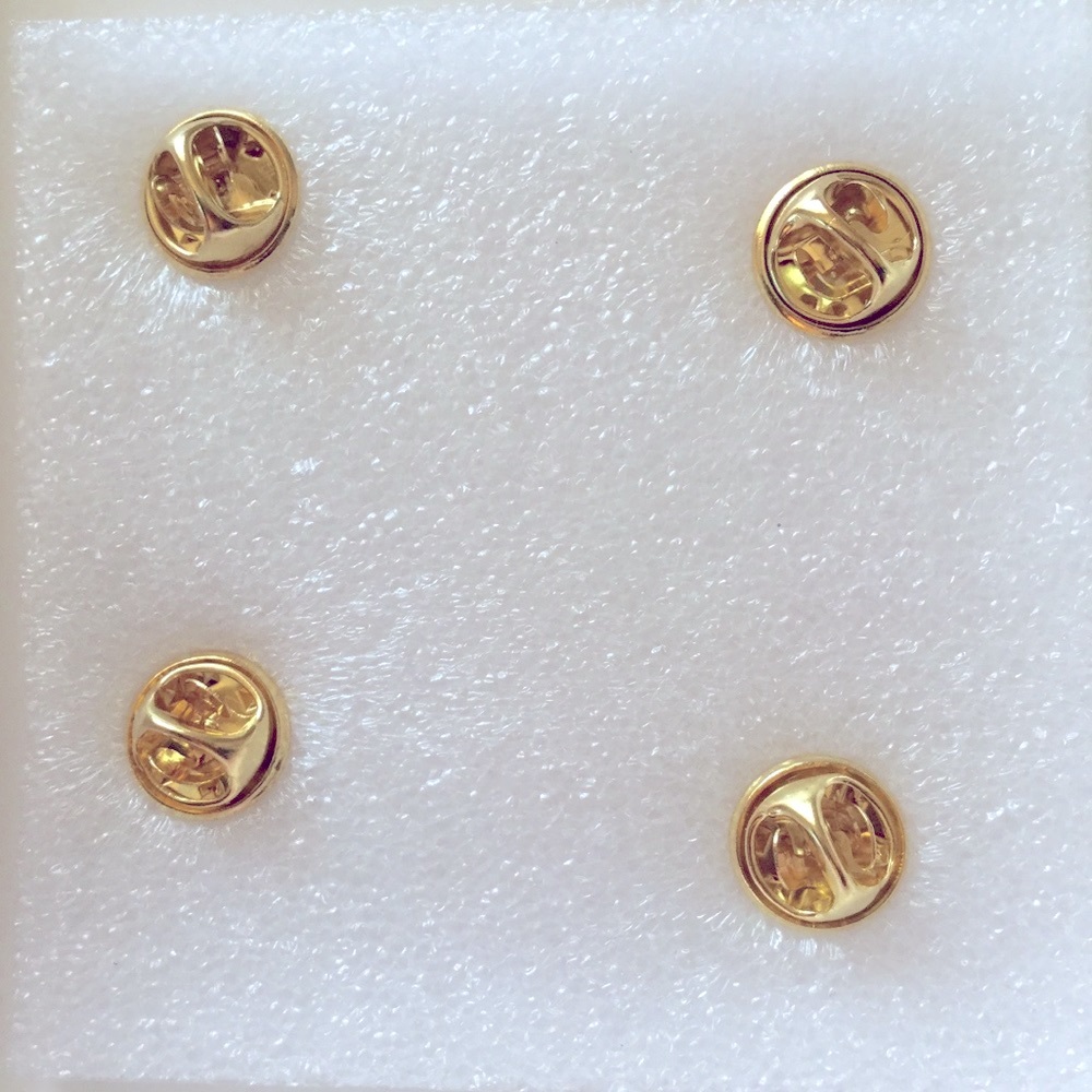 Set of 4 COFFEE enamel pins - Picture 2 of 3